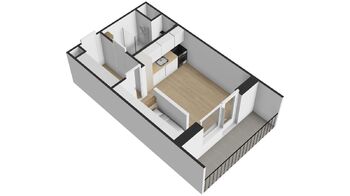 Pronájem bytu 1+kk v osobním vlastnictví 40 m², České Budějovice