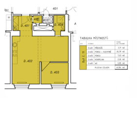 Pronájem bytu 2+kk v osobním vlastnictví 41 m², Praha 10 - Vršovice