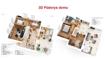 Půdorys - Prodej domu 165 m², Velemín