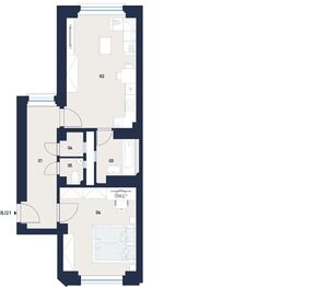 Prodej bytu 2+kk v osobním vlastnictví 54 m², Praha 6 - Střešovice