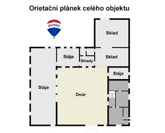 Prodej zemědělského objektu 610 m², Omlenice