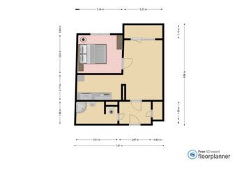 Pronájem bytu 2+1 v osobním vlastnictví 47 m², Ústí nad Labem