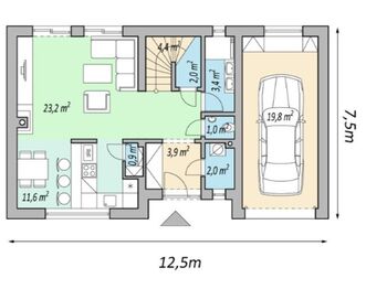  Rodinný dům na klíč, Okarec - Prodej domu 139 m², Okarec