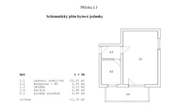 Prodej bytu 1+kk v osobním vlastnictví 42 m², Slavkov u Brna