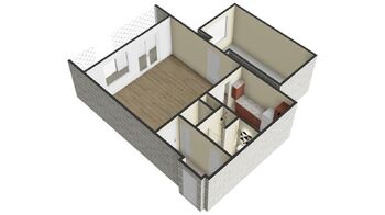 Pronájem bytu 2+kk v osobním vlastnictví 53 m², Praha 6 - Vokovice