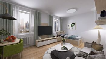 Prodej bytu 1+kk v osobním vlastnictví 32 m², Praha 6 - Řepy