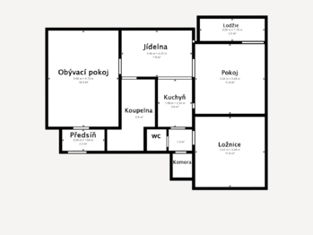 Prodej bytu 3+1 v osobním vlastnictví 70 m², Litoměřice