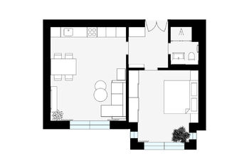 Pronájem bytu 2+kk v osobním vlastnictví 51 m², Praha 7 - Holešovice