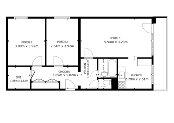 Prodej bytu 3+1 v družstevním vlastnictví 74 m², Čelákovice