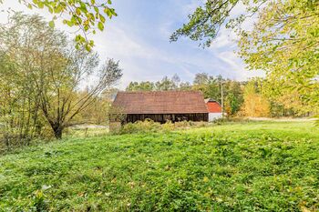 Pohled z pozemku. - Prodej pozemku 1149 m², Horní Radouň