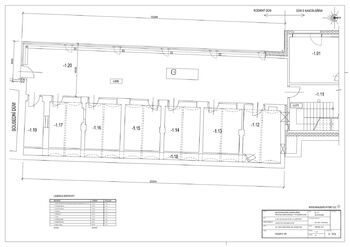 Půdorys jednacích místností - Pronájem kancelářských prostor 364 m², Praha 4 - Hodkovičky