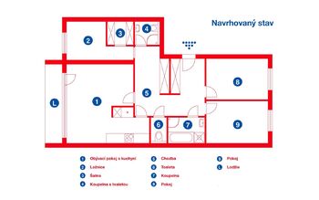 Prodej bytu 4+kk v osobním vlastnictví 104 m², Praha 9 - Černý Most