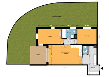 Prodej bytu 3+kk v osobním vlastnictví 84 m², Praha 8 - Dolní Chabry