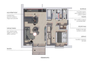 Prodej bytu 2+kk v osobním vlastnictví 56 m², Praha 6 - Ruzyně