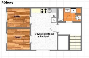 Pronájem bytu 3+kk v osobním vlastnictví 66 m², Šestajovice