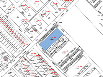 snímek z katastrální mapy - Prodej bytu 3+kk v osobním vlastnictví 55 m², Brno