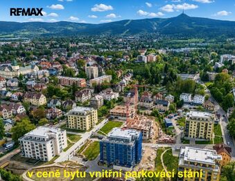 Pohled na výstavbu - Prodej bytu 2+kk v osobním vlastnictví 69 m², Liberec 