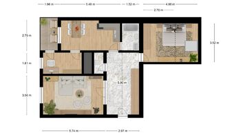 Prodej bytu 2+1 v osobním vlastnictví 95 m², Pardubice