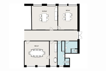 Pronájem kancelářských prostor 84 m², Kosmonosy