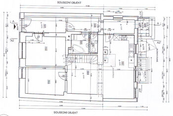 Půdorys 1NP - nový stav - Prodej domu 130 m², Nechanice