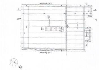 Půdorys podkroví - nový stav - Prodej domu 130 m², Nechanice