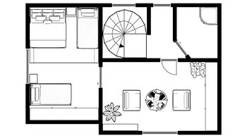 1. patro - Prodej domu 125 m², Široká Niva