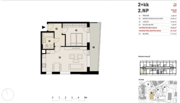 Pronájem bytu 2+kk v osobním vlastnictví 65 m², Praha 3 - Žižkov