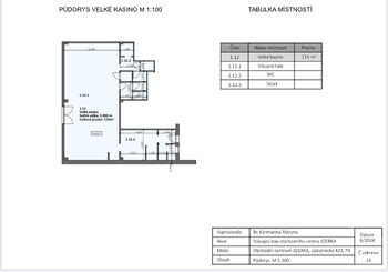 Pronájem obchodních prostor 114 m², Praha 9 - Střížkov