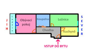 Prodej bytu 2+1 v osobním vlastnictví 58 m², Praha 9 - Libeň