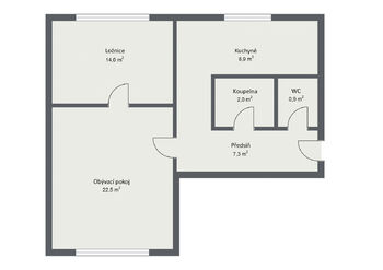 Prodej bytu 2+1 v osobním vlastnictví 58 m², Praha 6 - Břevnov