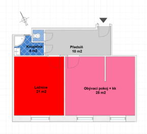 Prodej bytu 2+kk v osobním vlastnictví 64 m², Praha 4 - Nusle