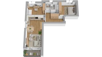 Pronájem bytu 3+kk v osobním vlastnictví 75 m², Jaroměř