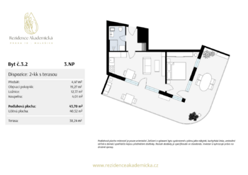 Prodej bytu 2+kk v osobním vlastnictví 72 m², Praha 10 - Malešice