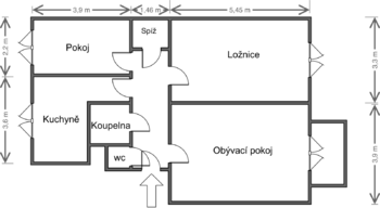 Pronájem bytu 3+1 v osobním vlastnictví 71 m², Praha 6 - Vokovice