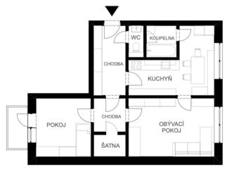 Prodej bytu 2+1 v družstevním vlastnictví 56 m², Vsetín