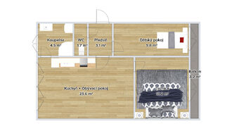 Prodej bytu 3+kk v osobním vlastnictví 60 m², Nové Město nad Metují