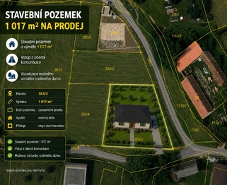 Prodej pozemku 1017 m², Hořice