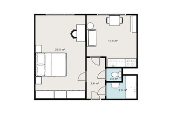 Prodej bytu 1+1 v osobním vlastnictví 43 m², Plzeň