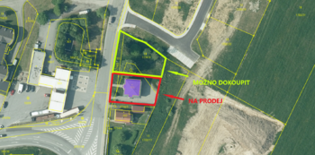 ortofoto - Prodej ubytovacího zařízení 240 m², Dolní Dvořiště 