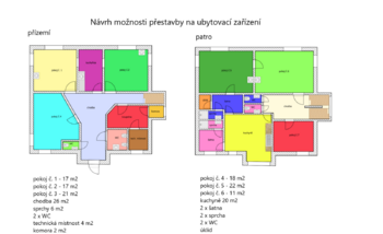 možnost úpravy-  návrh - Prodej ubytovacího zařízení 240 m², Dolní Dvořiště