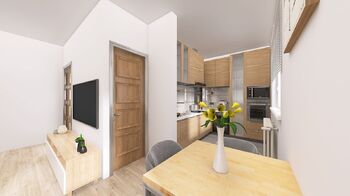 Vizualizace - Prodej bytu 2+kk v osobním vlastnictví 50 m², Černošice