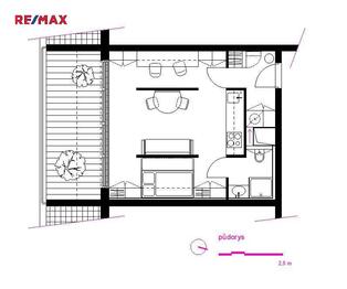 Pronájem bytu 1+kk v osobním vlastnictví 38 m², Praha 8 - Libeň