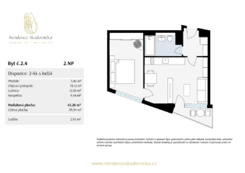 Prodej bytu 2+kk v osobním vlastnictví 47 m², Praha 10 - Malešice