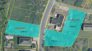 Prodej pozemku 1058 m², Jenišov