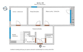 Pronájem bytu 3+1 v družstevním vlastnictví 66 m², Litvínov