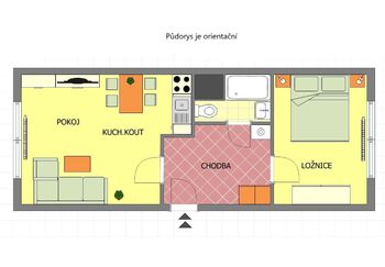 Prodej bytu 1+1 v družstevním vlastnictví 41 m², Česká Lípa