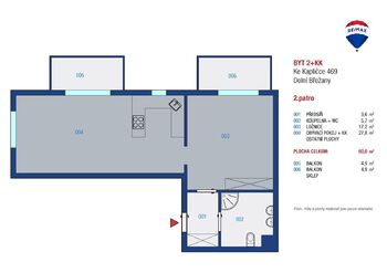 Pronájem bytu 2+kk v osobním vlastnictví 60 m², Dolní Břežany