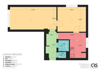 Pronájem bytu 2+1 v osobním vlastnictví 52 m², Praha 3 - Žižkov