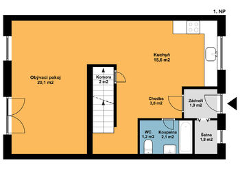 Prodej domu 100 m², Praha 9 - Horní Počernice