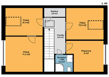 Prodej domu 100 m², Praha 9 - Horní Počernice